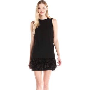 Calvin Klein Women’s Dress with Feather Detail 12